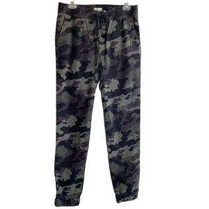 Tucker + Tate Casual Pull On Joggers Pants Green Beetle Camo Boys Size XXL 18/20